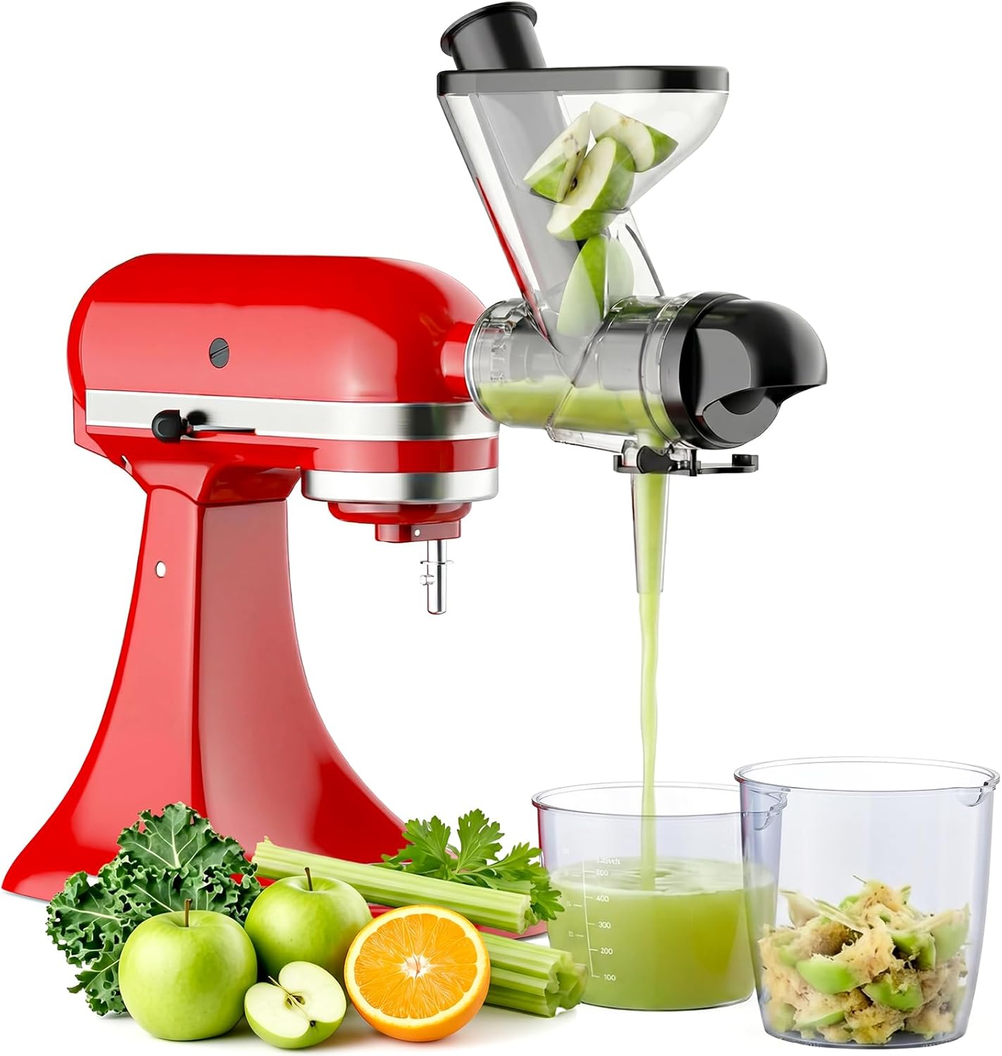Cold Press Juicer - Masticating Juicer Attachment for KitchenAid Stand