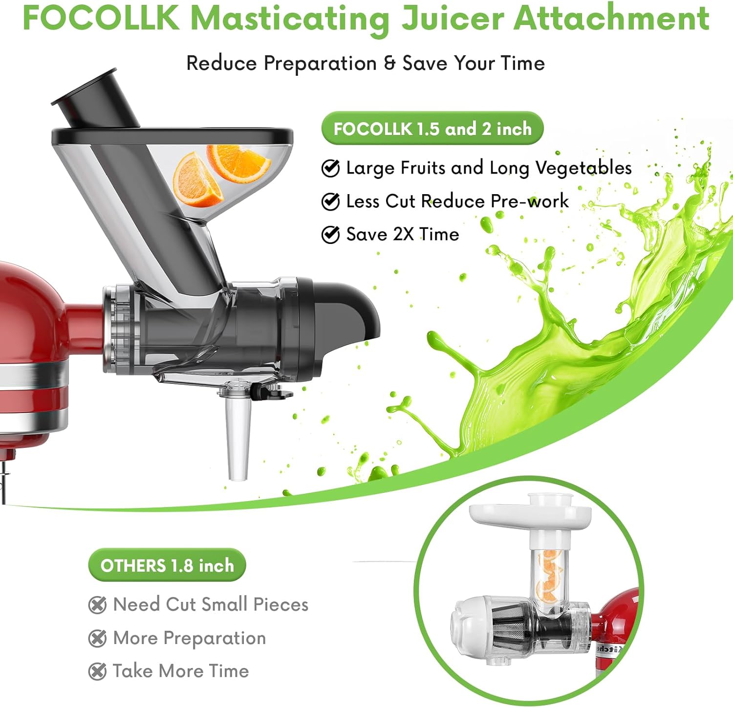 Masticating Juicer Attachment  - Cold Press Juicer recension och pris