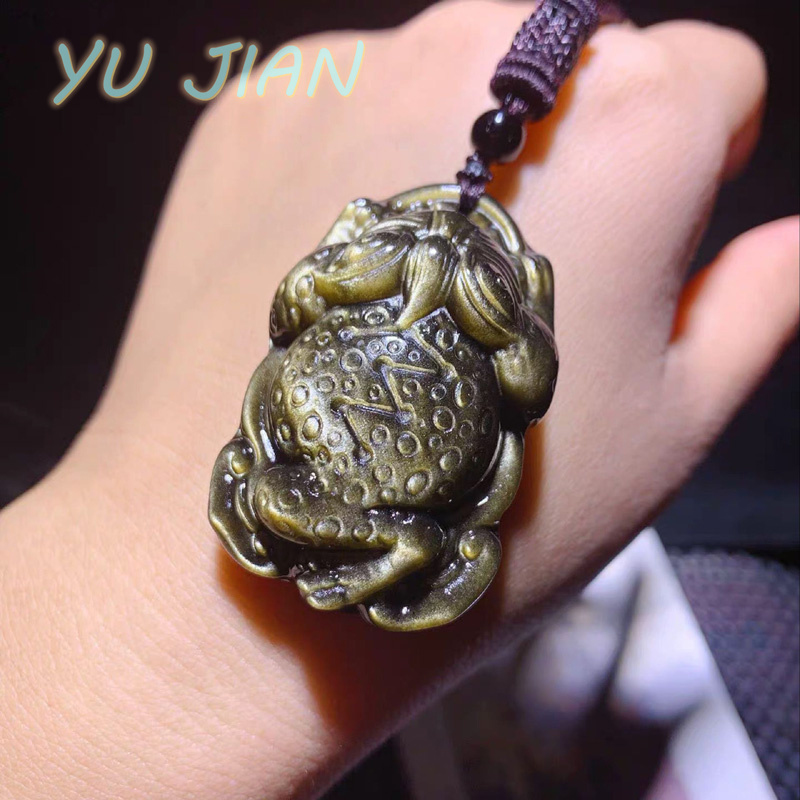 Natural Gold-Obsidian Pendant  - Longevity Health & Wellness Hotel Adults Only recension och pris