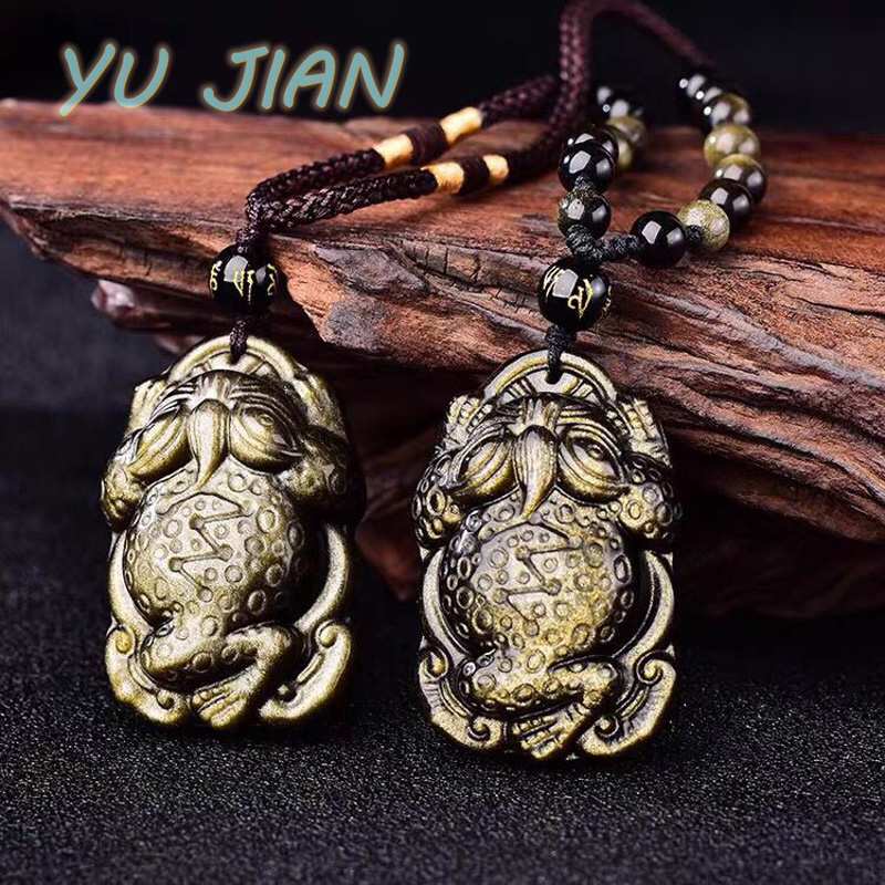 Natural Gold-Obsidian Pendant  - Longevity Health & Wellness Hotel Adults Only recension och pris