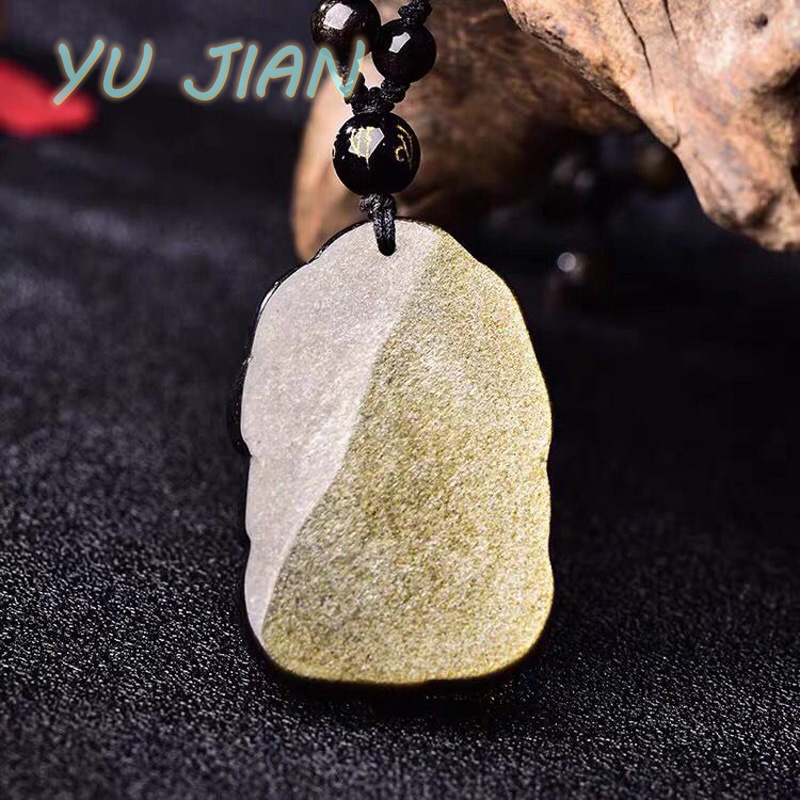 Natural Gold-Obsidian Pendant  - Longevity Health & Wellness Hotel Adults Only recension och pris