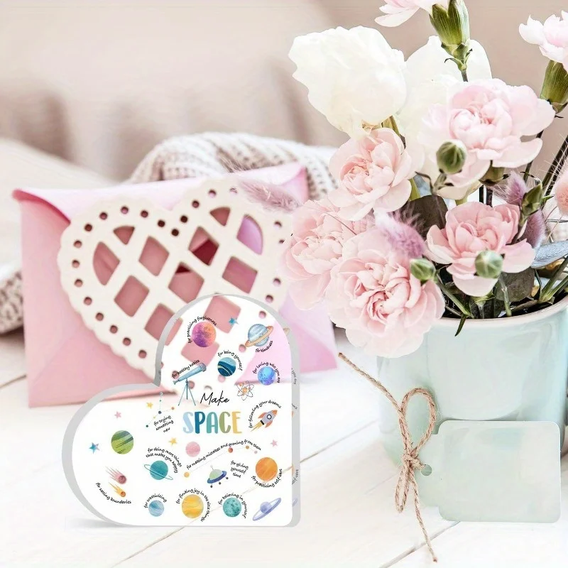 Acrylic Heart Mental Health De - Therapy Health And Wellness recension och pris