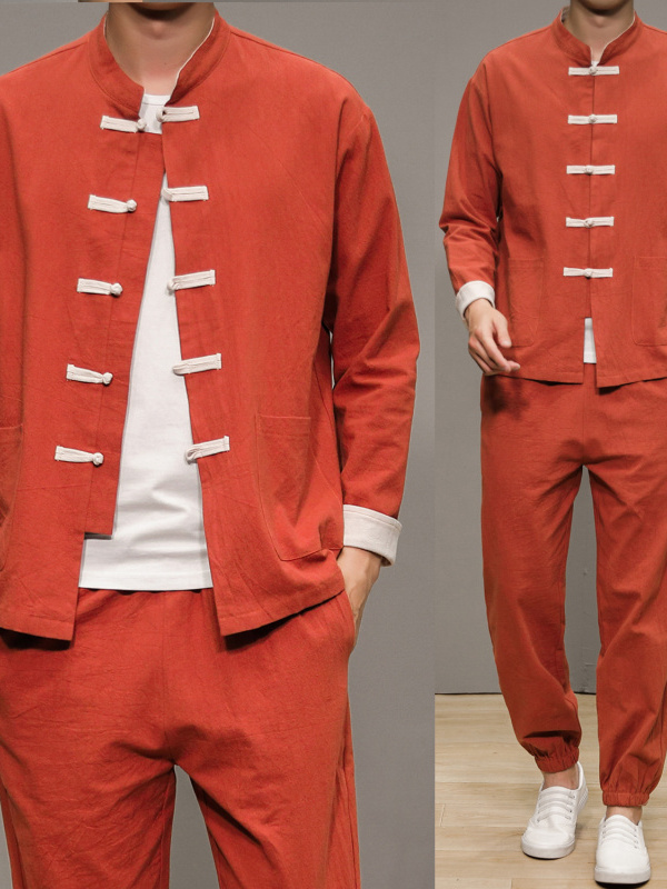 Chinese Style Cotton Linen Tan - Health & Wellness Juice & Smoothie Bar recension och pris