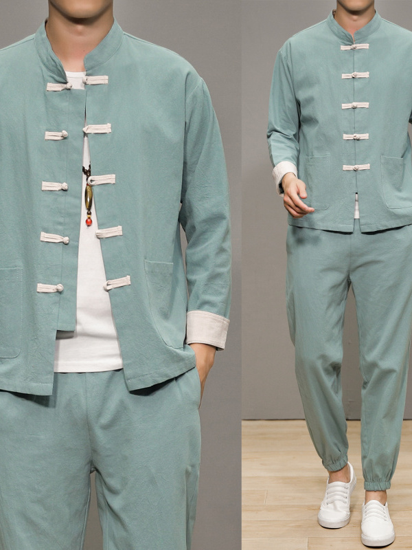 Chinese Style Cotton Linen Tan - Health & Wellness Juice & Smoothie Bar recension och pris