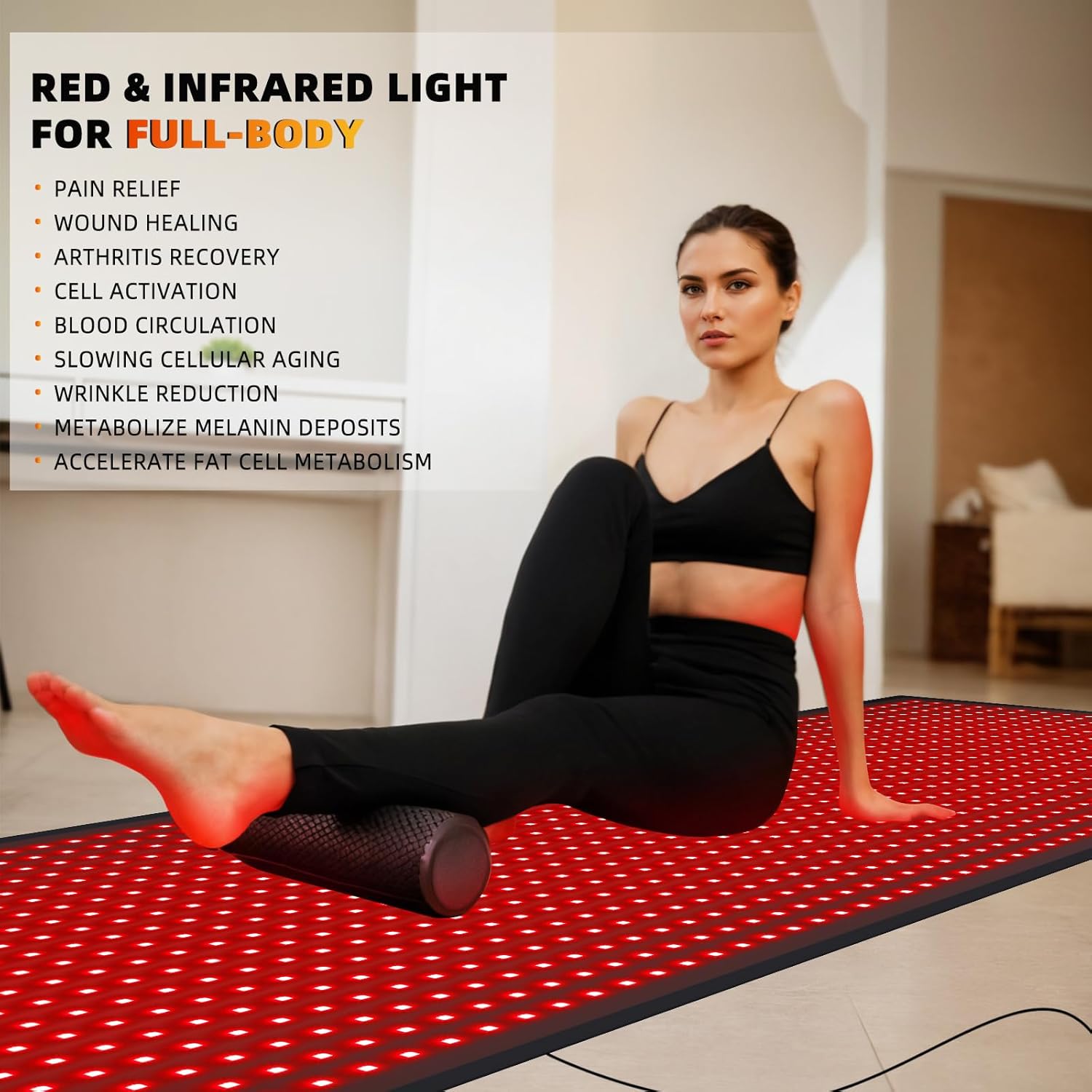 NEWPortable Home Use 180x60x30 - Sauna Blanket Infrared recension och pris
