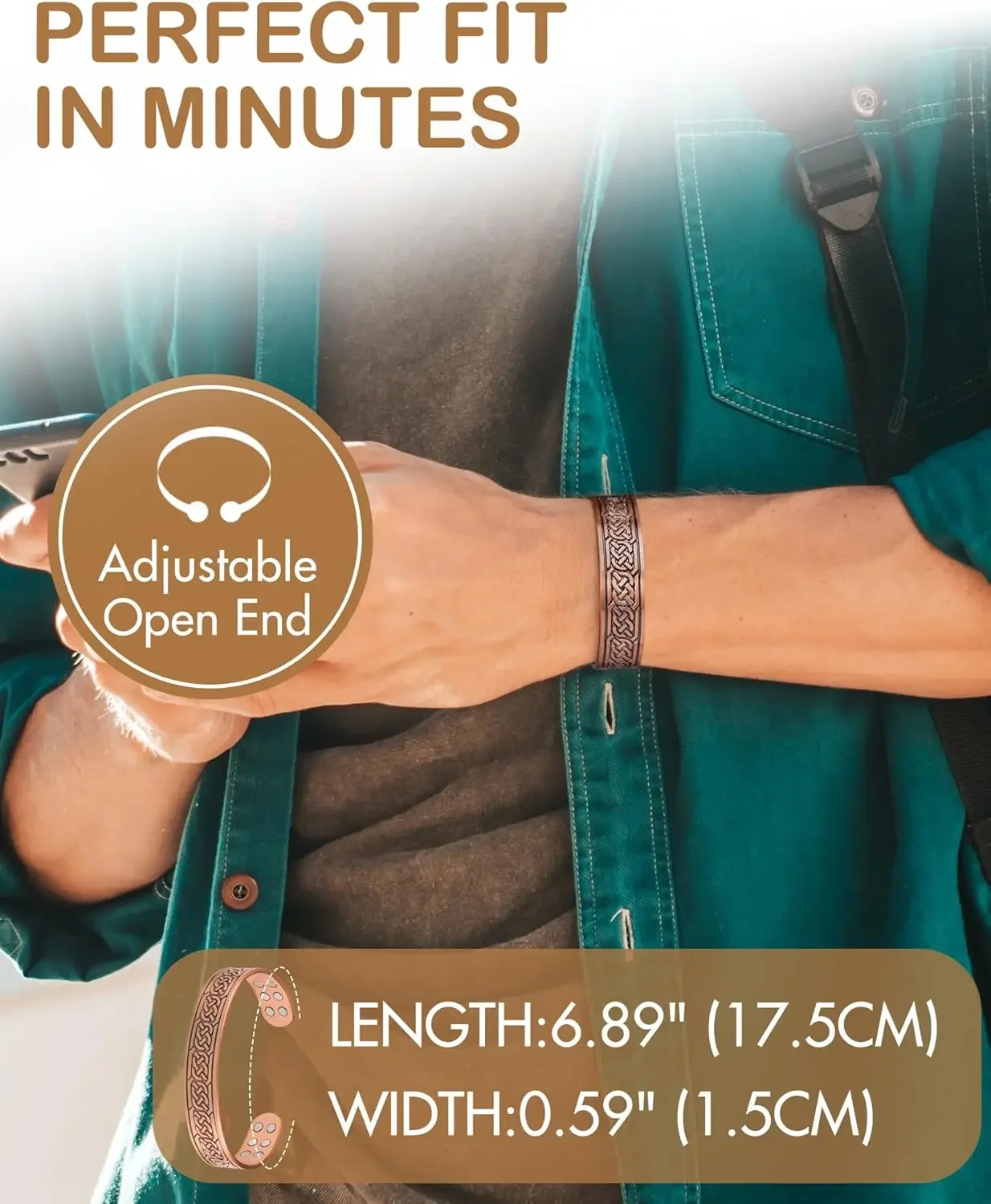 ARADOO Vintage Pure Copper Mag - Therapy Health And Wellness recension och pris